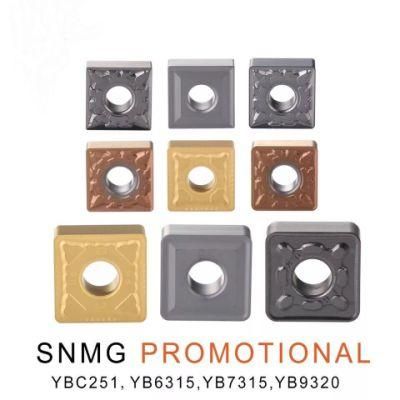 CNC Carbide Turning Insert Snmg Snmg120404 Snmg120408 Snmg120412 Snmg150612 Snmg190608 Snmg190612