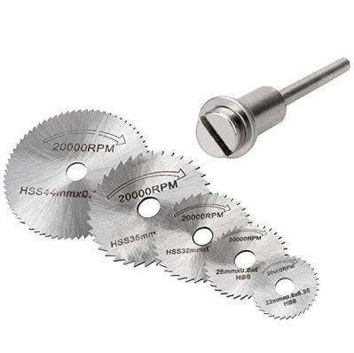 6PCS/Set Mini HSS Steel Circular Saw Blade Rotary Tool for Dremel Metal Cutter