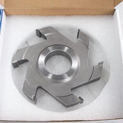 125X6X35X6t Hot Sale Six Blade Slot Safety Milling Cutters Finger Joint Machine for Wood Cutting