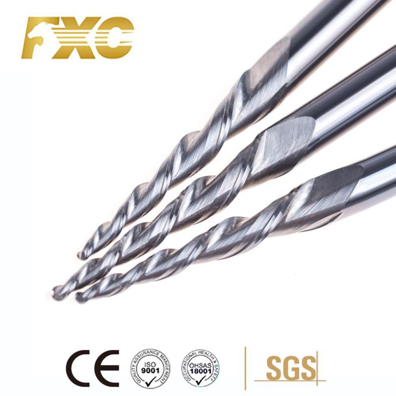 High Precision 2 Flutes Taper Ball Nose Gear Cutter Set