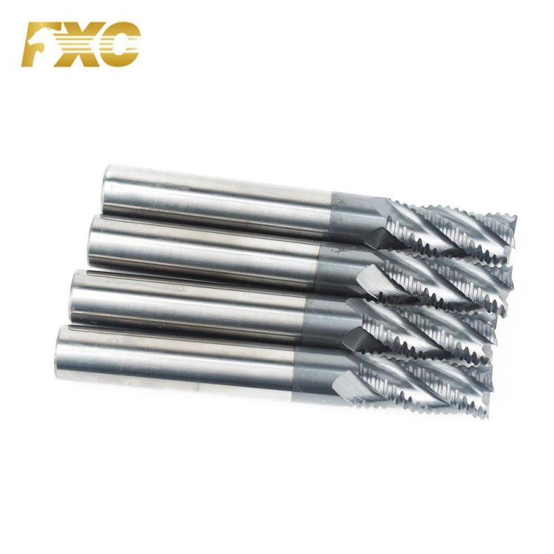 Cheap Price 4 Flutes HRC45 Solid Carbide Roughing End Mill Tool