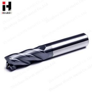 Tungsten Carbide Machine Tools 4 Flute Flat End Mills