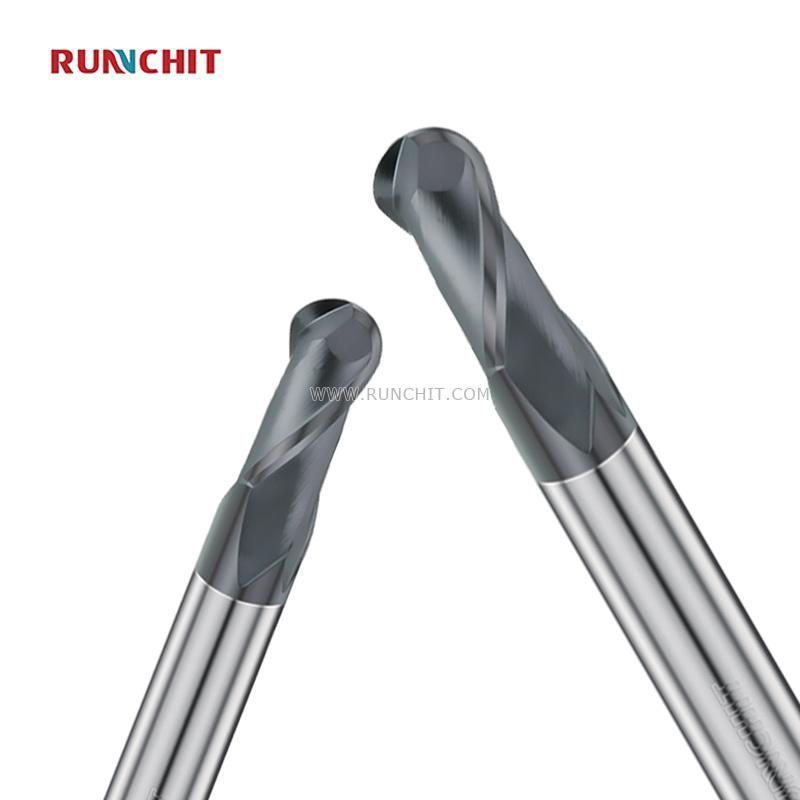 CNC Ballnose Bit Solid PCD Radiou Ballnose Milling Cutter Carbide Ball Nose End Mill Cutter for Mindustry Industry Materials High Die Industry (dB0602)