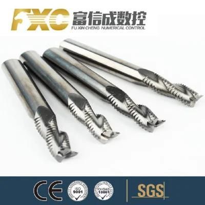 Carbide 4 Flutes Roughing Profile End Mill Cutter for Aluminum