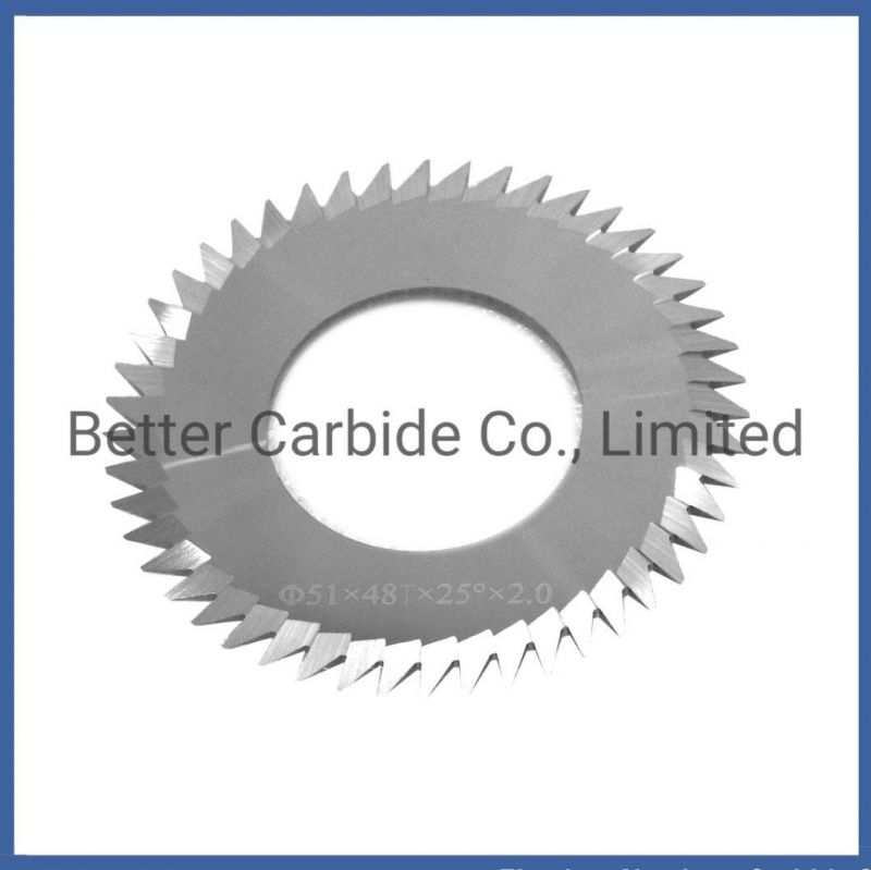 PCB Cemented Tungsten Carbide Saw Blade - Diamond Circular Saw Blade - Customized V-Cut Cutting Blade