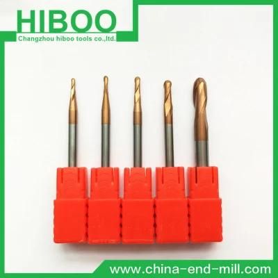 Hiboo HRC58 Cheap Carbide Ball Milling Cutter for CNC Machine