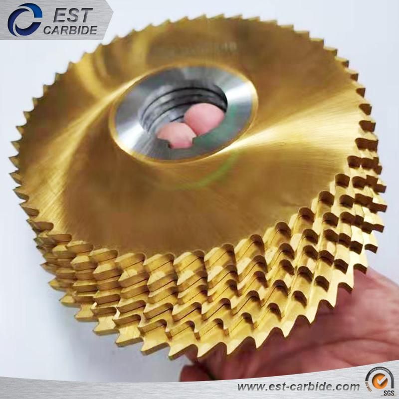 HSS Cutter with Tin Coating for Cutting Machine