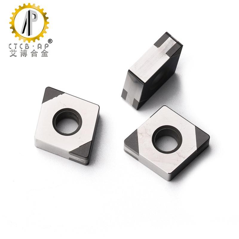 CBN Cutting Tools Inserts CNMN CNC Diamond Tip For Steel Cast Iron