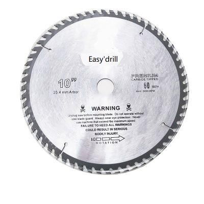 10&quot;*60t Circular Tct Saw Blade for Woodworking (SED-TSB10&quot;)