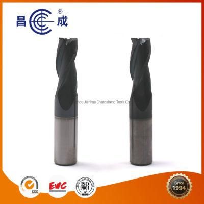 Carbide Raw Material CNC Router Wood Bit 3 Flutes Carbide Spiral End Mill