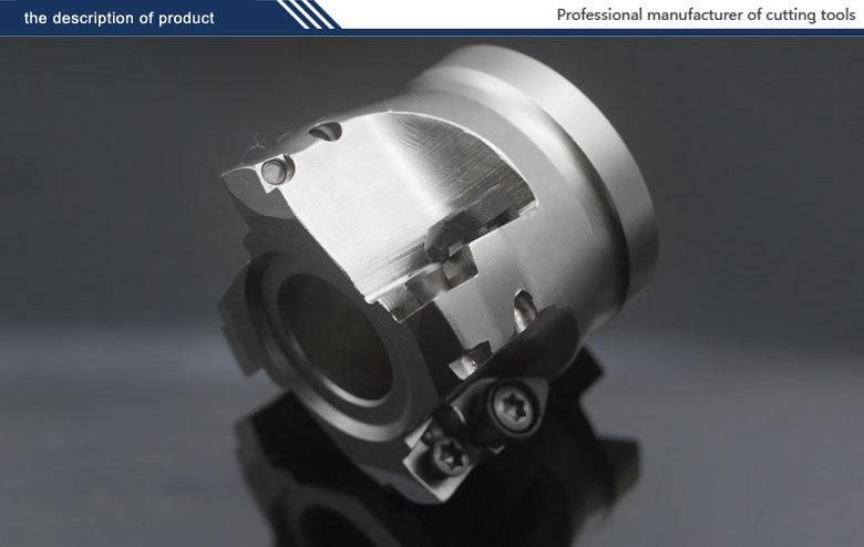 Idexable High Feed Milling Cutting Tool for Roughing Machining