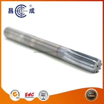 Coated Ticn Straight 9 Flutes Solid Carbide Reamer for Processing Aluminium Alloy