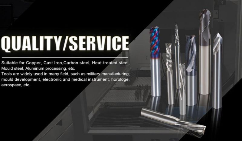 HRC 45 High Quality Solid Carbide Ball Nose End Mill