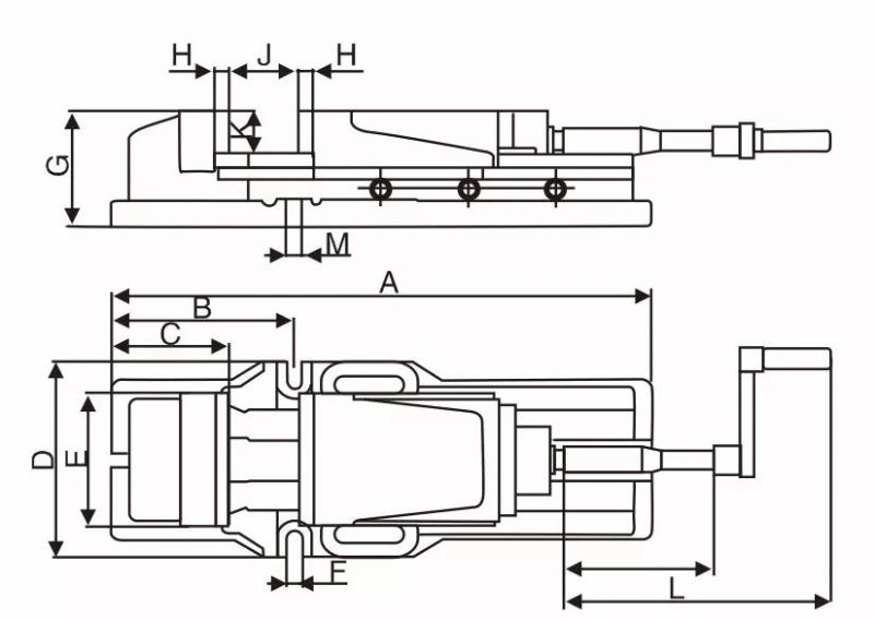 Mr-Nhv-200A High-Precision Working Precision Hydraulic Vise