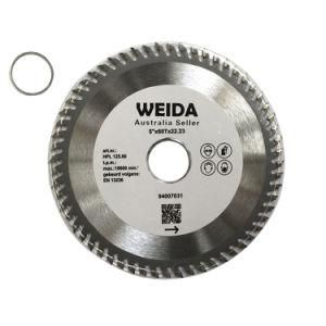 5.0&quot; 125mm 60teeth Tct Circular Saw Blade Round Cross Cutting Wheel General Purpose for Wood Cutting