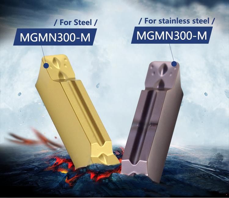 China Supplies Turning Blades Grooving Cemented Inserts Royal Blue Coating for Machining: Hardened Steel Material Mgmn400-G