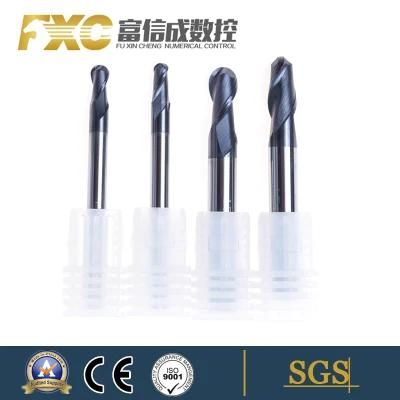 50-100mm HRC45 Carbide Ball Nose End Mill/Milling Cutter
