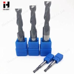 Chinese Manufacture Solid Carbide Milling Cutters Square 2 Flute End Mill HRC45 Series