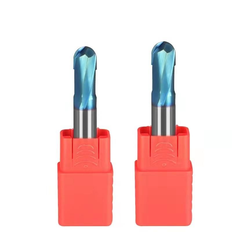 Long Tool Life CNC Milling Machine Drilling Tools Ball Nose Solid Carbide Endmills