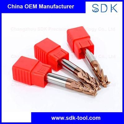 Solid Carbide 4 Flute Square End Mill Cutting Tools for Stainless Steel