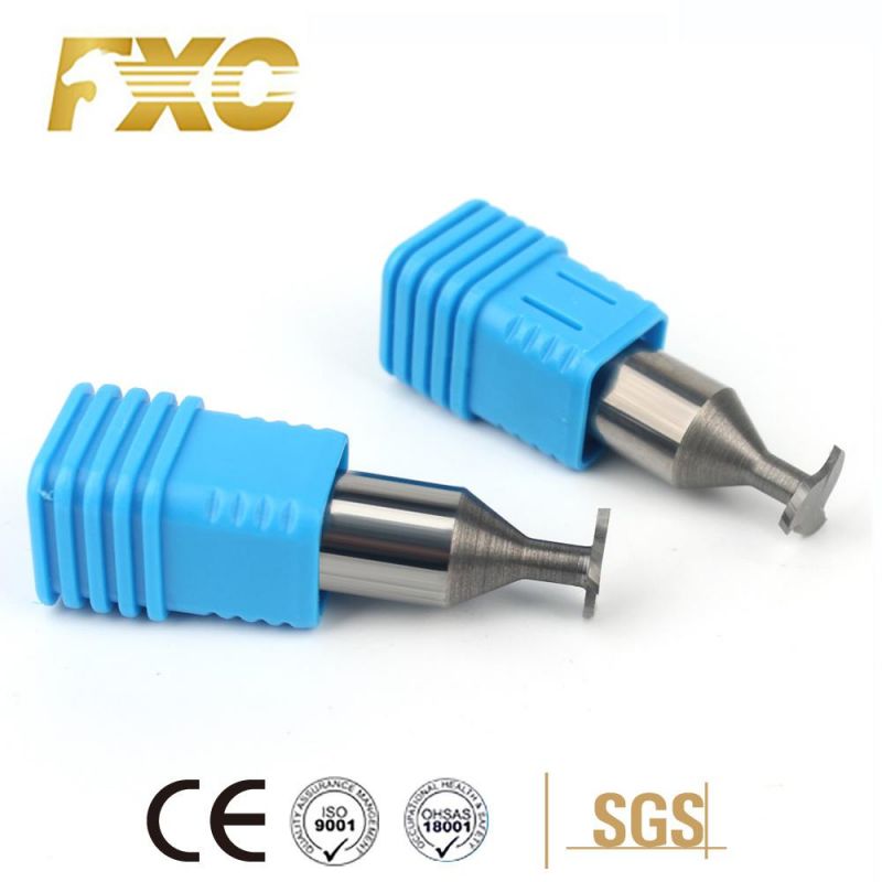 Fxc Brand Different Flutes Solid Carbide T-Slot Gear Milling Cutter
