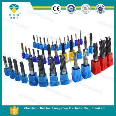 High Efficient Carbide End Mills Ball Mill Square Mill Radius Mill