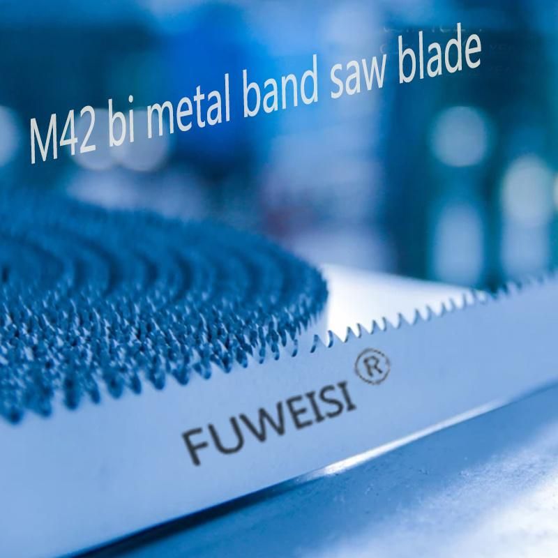 High Quality M42 Bimetal Bandsaw Machine Blade for Alloy Steel Cutting.