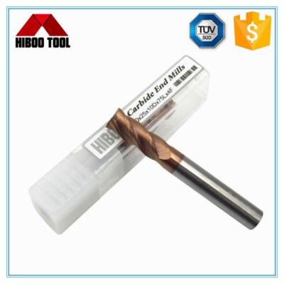 China Manufacture HRC55 Tungsten Carbide Square End Mills Milling Cutter