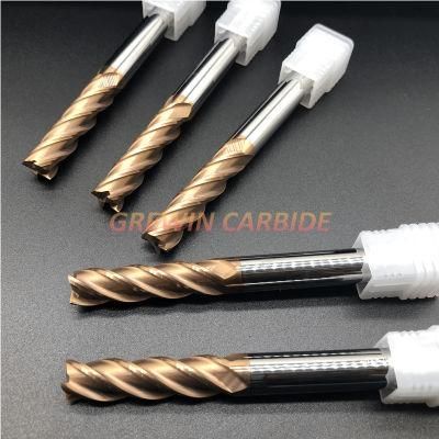 Gw Carbide-Stainless Steel Cutting of Carbide End Mills in HRC55