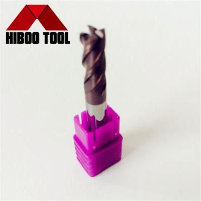 HRC48 Long Square Carbide End Mill Cutting Tools for Metal