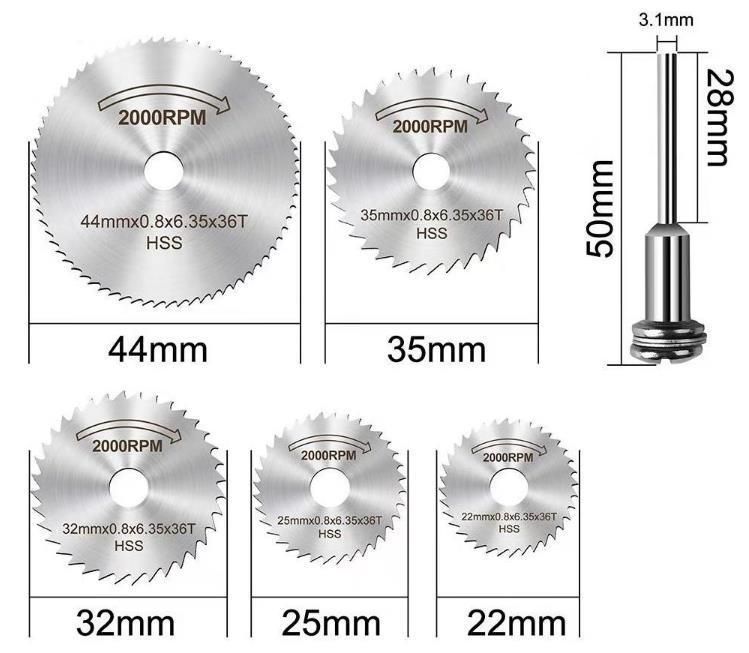 HSS Small Saw Blade Cutting Tools