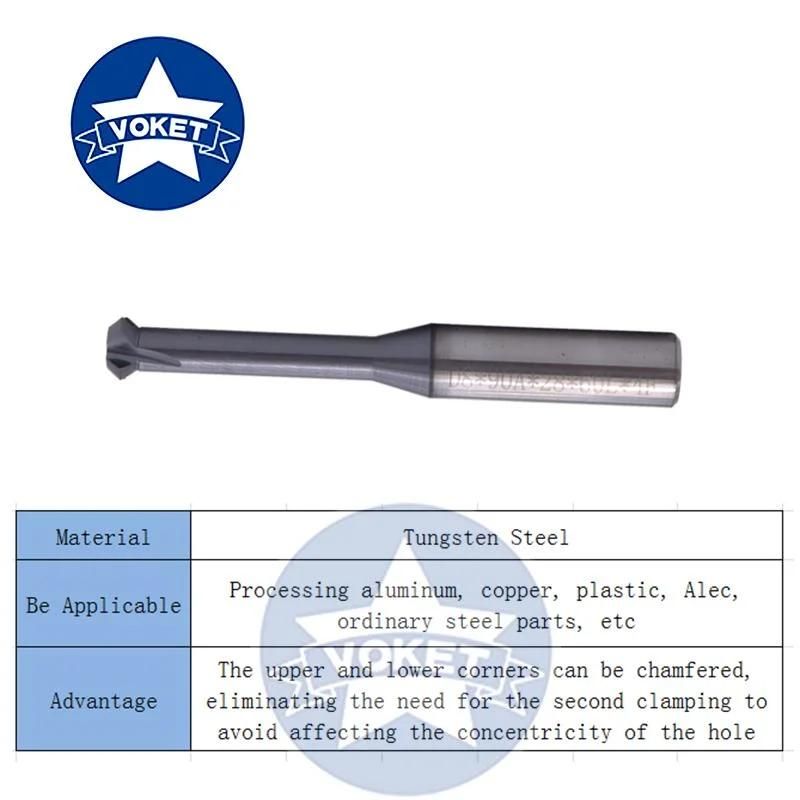 5mm 90° Carbide Tungsten Steel Upper and Lower Chamfering Cutter 1.96 2.4 3 4 4.5 6 8 10 12 Chamfer Router Carbide Milling Cutter