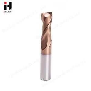 HRC 55 2 Flute Solid Carbide Square End Mill for CNC Machine Cutting Tools