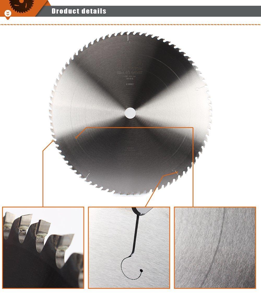 Big Size 24inch Tct Circular Carbide Tip Saw Blade for Wood Plastic Paper Ice Cutting