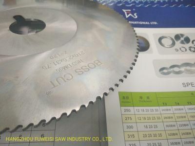 Boss Cut Brand HSS M2 Circular Saw Blade for Ss Cutting.