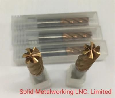 Solid End Milling Cutter Carbide Endmill 6mm 8mm 10mm 12 mm