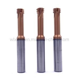 Tungsten Carbide Three-Tooth Thread End Mill M8.0*0.75*D6