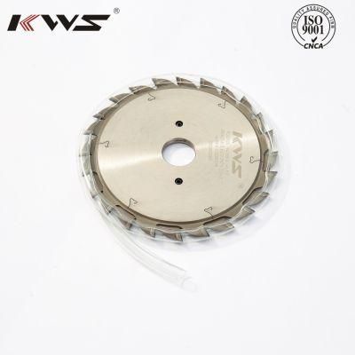 Kws Manufacturer 125mm Agjust Scoring Tct Woodworking Circular Saw Blade 24t Disc Blade for Wood
