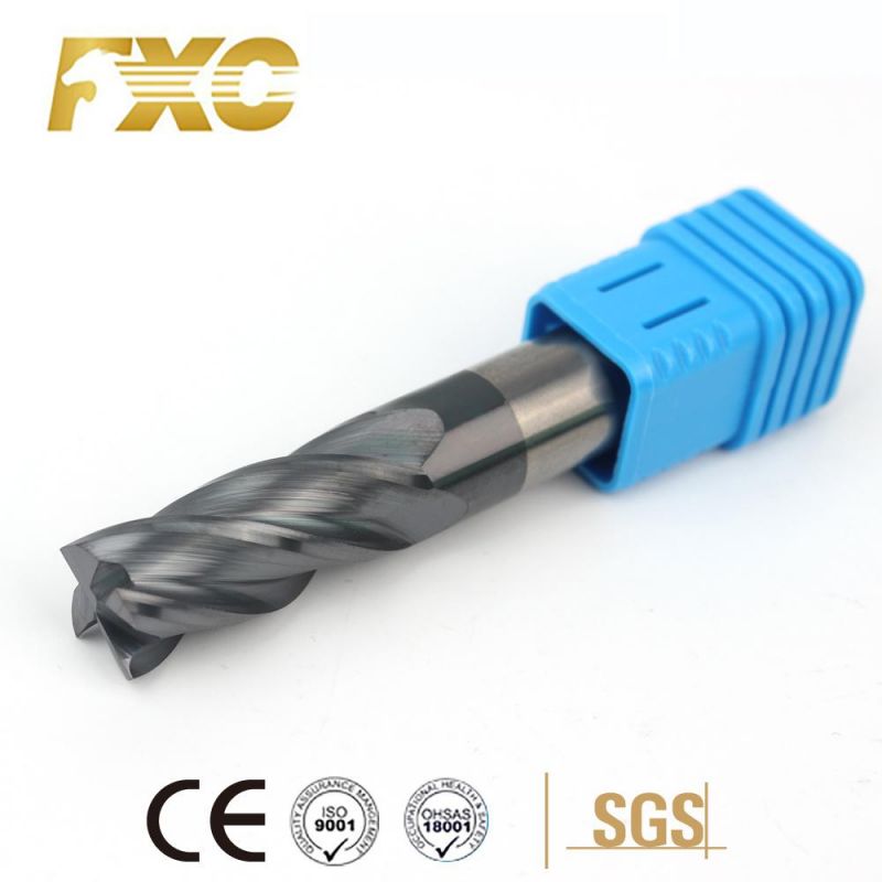 4 Flute HRC45 Solid Carbide End Mill Diamond Cutters