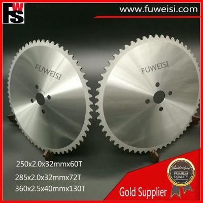 Cermet Tipped Circular Saw Blade 285 X 72t for Steel Bar Cutting.