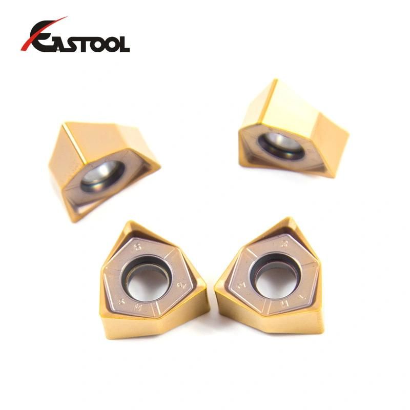 Estool Wnmu080608en-GM Shoulder Milling Inserts with PVD Coating Lathe Cutting Tools