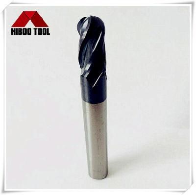 Hot Sale Soild Carbide Ball Nose End Mills with 4flutes