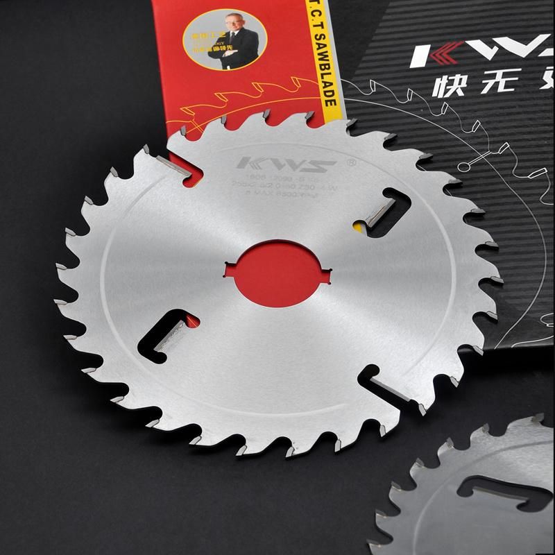 Kws Carbide Tipped Tct Circular Saw Blade for Pallet Log Lumber Ripping and Woodworking Cutting Tool Disc with Raker