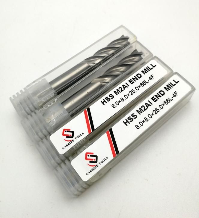 HSS M2 End Mill with Diameter of 8.0mm