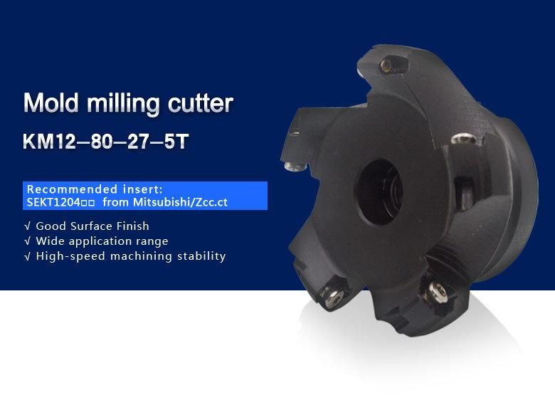 Km-45 Indexable Face Mill for CNC Lathe Machining for Wholesale