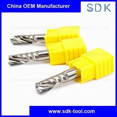 Wholesale Price Single Flute Solid Carbide End Mills for Acrylic Cutters China Manufacturer