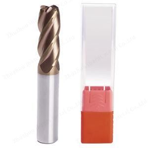 CNC Carbide Corner Radius End Mills with Very Long Cutting Edge