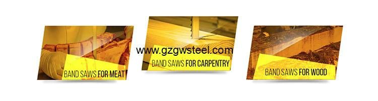 Factory Supply Wood Cutting Double Hard Teeth Hardened Band Saw Blade