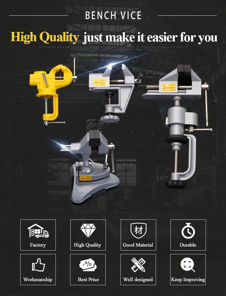 60mm Clamp on Hobby Bench Vice