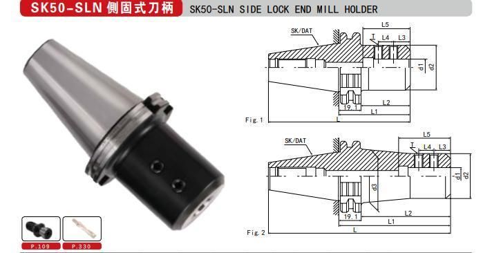 Sk-Sln Side Lock End Mill Holder